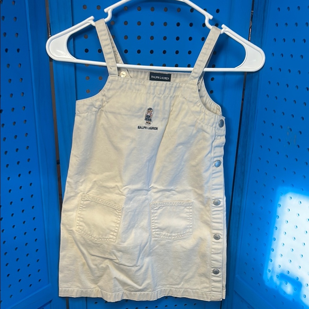 Ralph Lauren Cream Button-Down Dress